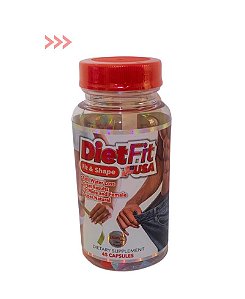 Diet Fit Fit and Shape Importado - Diurético potente - 45 caps