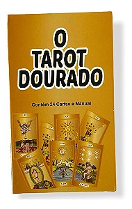 Tarot Marselha O Tarô Dourado 24 Cartas Manual Tam Grande