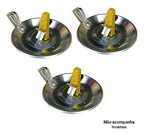 3 Uni Incensário Para Defumador Tablete Piramide Promoção