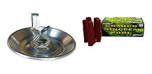 Kit Porta Defumador (1 Entradas) + Defumador Comigo Ninguem Pode
