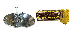 Kit Porta Defumador (1 Entradas) + Defumador Cravo
