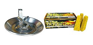 Kit Porta Defumador (1 Entradas) + Defumador Flor de Laranjeira