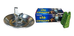 Kit Porta Defumador (1 Entradas) + Defumador Sao Cipriano