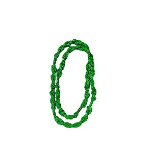 Braja Verde Claro Caboclo Oxóssi  8 Fios Trançados 70cm