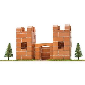 Castelo Pequeno - Tijolinhos Argila - 120 peças
