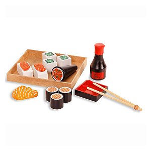 Coleção Comidinhas - Kit Sushi - Newart Toy