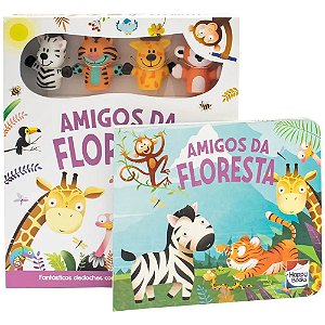 Diversão com Dedoches: Amigos da Floresta - Happy Books
