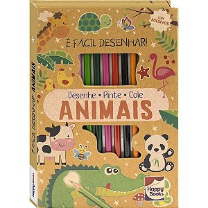 É Fácil Desenhar! Animais- Happy Books