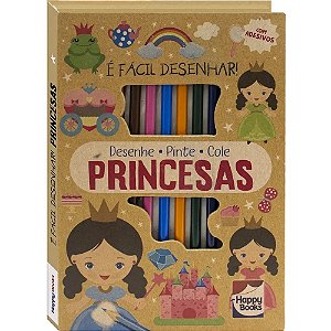 É Fácil Desenhar! Princesas - Happy Books