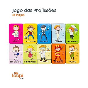 Jogo das Profissões - Loopi Toys