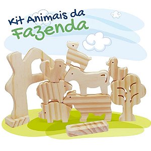 Kit Animais da Fazenda - Pachu