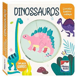 Livrinho Quebra-cabeça: Dinossauros - Happy Books
