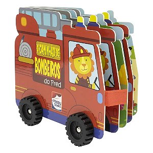 Livro Aventura Sobre Rodas: O Caminhão de Bombeiros do Fred - Happy Books