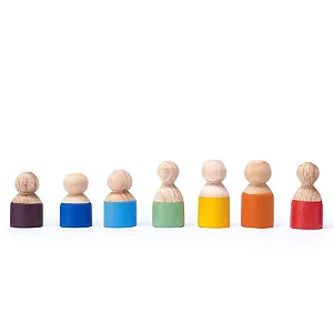 Pessoas: Descubra a Diversidade em Forma de Brincadeira! Brinquedo de Madeira - Lume