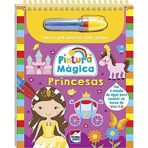 Pintura Mágica: Princesas - Happy Books