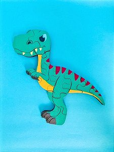 Quebra Cabeça Educativo DINOSSAURO - 10 Peças