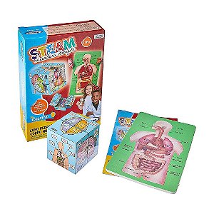 Steam Cubo Corpo Humano - Xalingo Brinquedos.