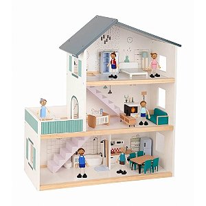 Super Casinha Completa - Mansão Dollhouse - Tooky Toy