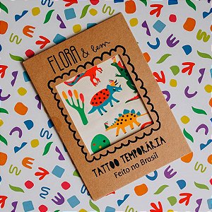 Tattoo Temporária Roarrrrr | Peles Pretas - Flora & Bem