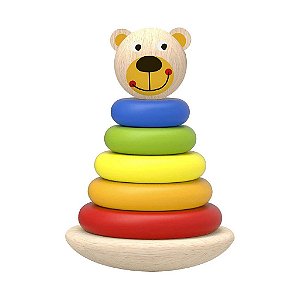 Urso – Bloco para Encaixe - Tooky Toy