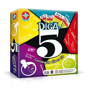 Jogo de vocabulário - Diga 5 - Brinquedos Estrela