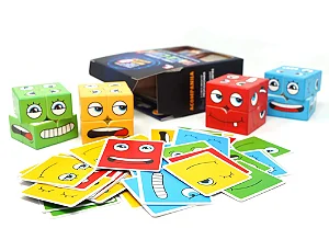 Jogo Face Cube (2 cubos + 60 cartas) - Cuber Brasil