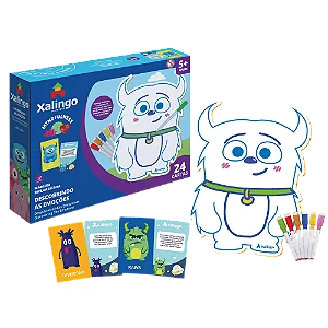 Quadro para Colorir Descobrindo as Emoções - Xalingo Brinquedos