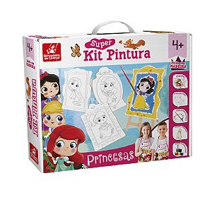 Princesas Super Kit Pintura - Brincadeira de criança
