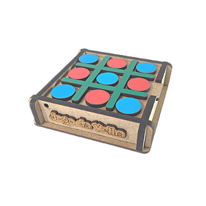 Jogo da Velha Caixa: o clássico jogo de raciocínio lógico - Maninho Brinquedos