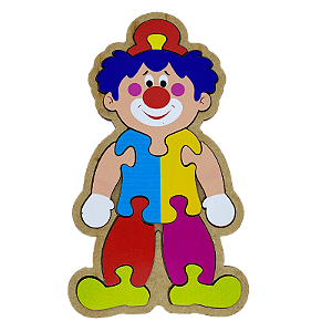 Quebra-Cabeça Palhaço: diversão e aprendizado para crianças - Maninho Brinquedos