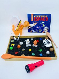 Kit Sensorial de Astronautas - Atividade Montessori para Crianças