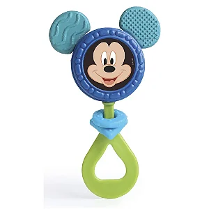 Chocalho Mickey: Brinquedo divertido e educativo para bebês - Elka