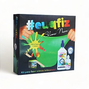 Descubra a Magia do Neon com o #EUQFIZ Slime Kit 1 - I9 Brinquedos