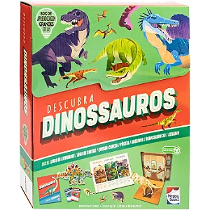 BOX de Aprendizagem - Grandes Ideias: Descubra Dinossauros - Happy Books