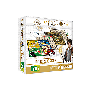 Harry Potter Jogos Clássicos: Uma Viagem Mágica em Quatro Jogos de Tabuleiro e um Baralho Exclusivo! Copag
