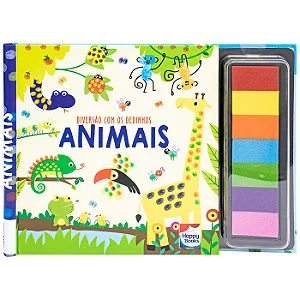 Diversão com os Dedinhos: Animais da Mammoth World - Happy Books