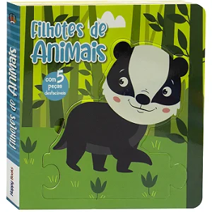 Leia, Encaixe & Brinque: Filhotes de Animais da Mammoth World - Happy Books