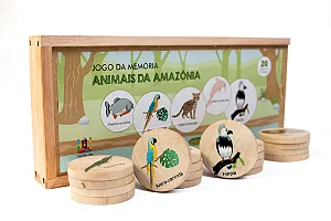 Jogo da Memória - Animais da Amazônia - Fabrika dos Sonhos