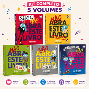 Kit Não Abra Este Livro - 5 volumes