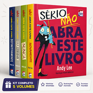 Kit Não Abra Este Livro - 5 volumes