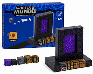 Blocos de Construção Portal 34 Peças - AP Toys