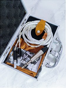 Cabo de alta pureza , híbrido de litz occ ultra fino em prata pura