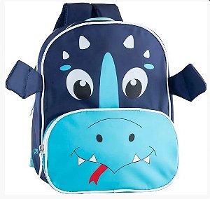 MOCHILA INFANTIL MASCULINA AZUL/DRAGAO - PIMPOLHO