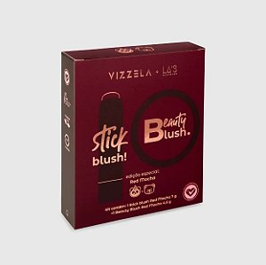 Kit Blushes Red Mocha Vizzela + La's