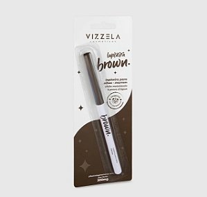 Lapiseira Para Olhos Brown - Vizzela - Marrom Efeito Metalizado