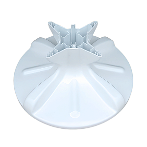 Agitador Inferior Branco Lavadora Brastemp Consul BWN15 BWD15 BWH15 BWK15 BWS15 CWE13/15 CWL16 W10796892 Original