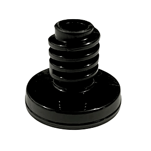 Pé Nivelador Preto Lavadora Brastemp Conul W10661734 Original
