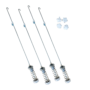 Jogo Varetas Suspensão Lavadora Consul CWH11 CWH12 CWN13A CWM12 W11279516 Original