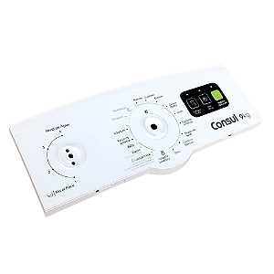 Console Painel Decorativo Lavadora Consul CWB10BB W11817544 Original