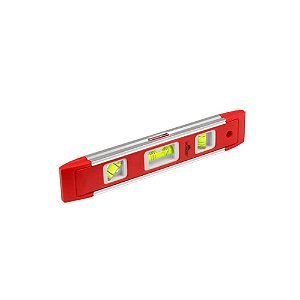 Nível  Plástico com Base Magnética 9" Worker